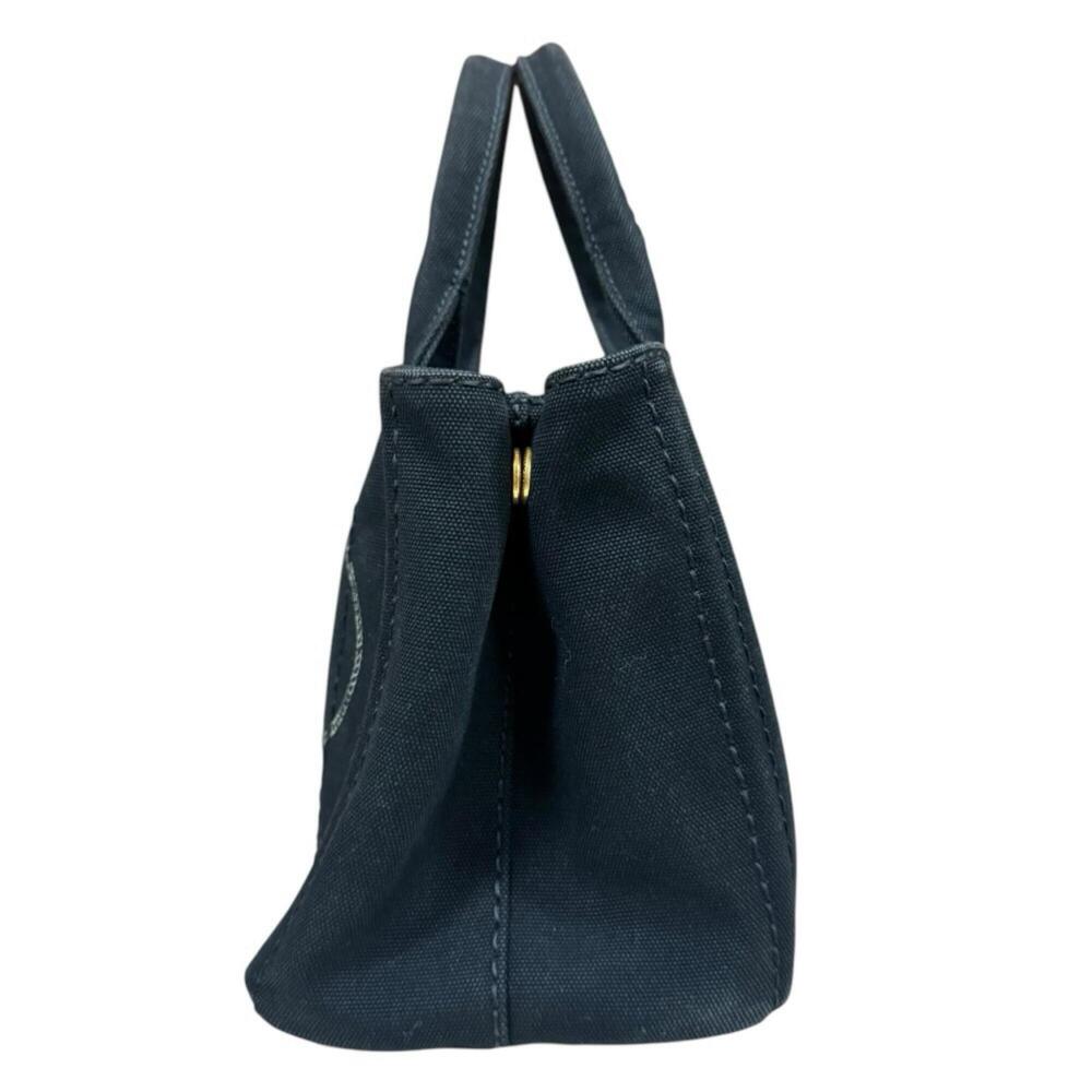 Prada Canapa Shoulder Bag, Canvas IBG439, Black, Women's, PRADA 2-way - Picture 5 of 16